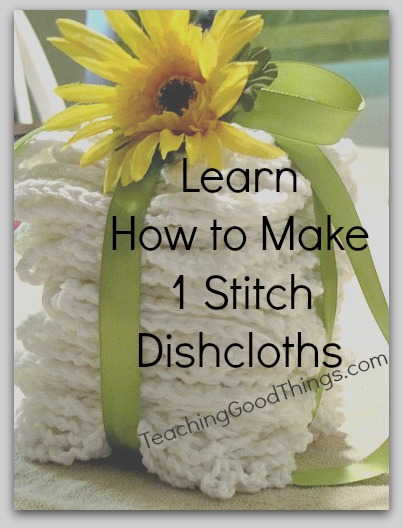 1 STITCH DISHCLOTHS