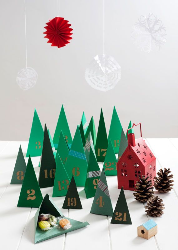 Paper trees Advent Calendar