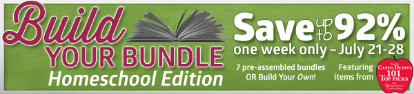 Build Your Bundle - Homeschool Edition Sale - Up to 92% Off!