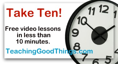 Teaching Good Things