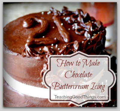 chocolate buttercream recipe