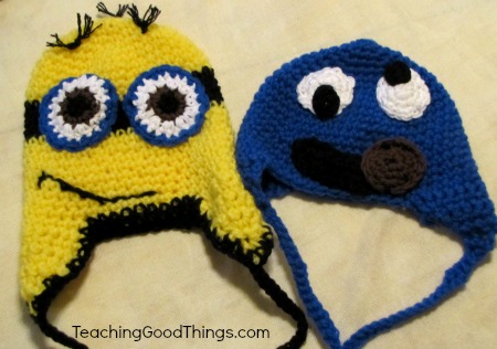minion crochet hat