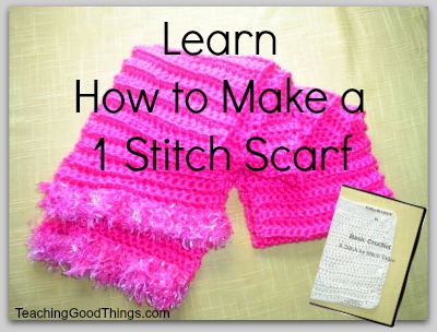 1 stitch scarf