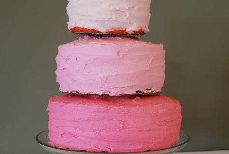stacking cakes