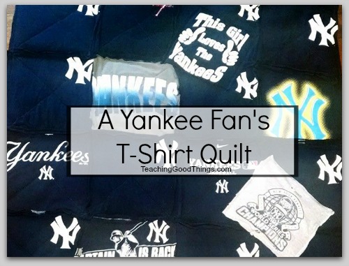 Yankee T-shirt quilt